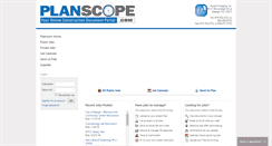 Desktop Screenshot of planscope.com